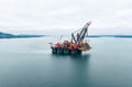 Sleipnir transports Heimdal topside to decommissioning yard in Stord.